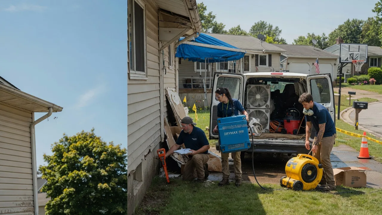 Ceiling Leak Cleanup in Camden, MI near me