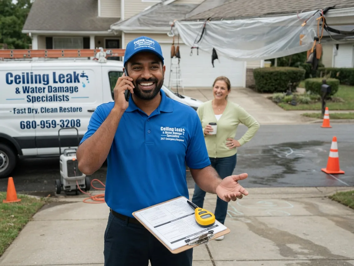 Ceiling Leak Cleanup Camden, MI FAQs